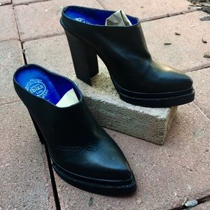 Jeffrey Campbell Ibiza Last Black Mule Platforms